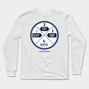 Circle of Life for Surfers Long Sleeve T-Shirt